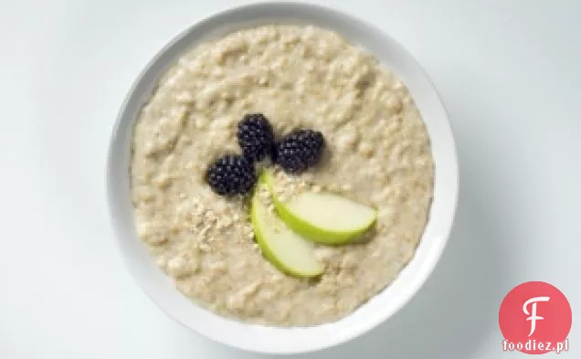 Anti-cancer Chilled Apple Oatmeal & Green Tea