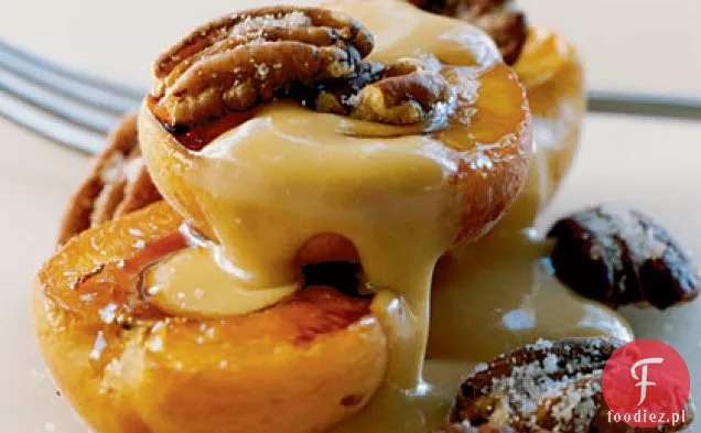 Prażone morele z cukrem pekan i Dulce de Leche