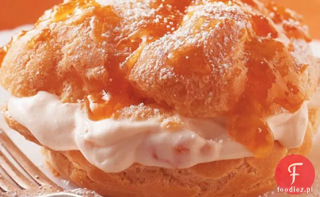 Apricot Cream Puffs