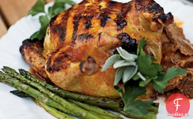 Grillowane kury z polewy morelowo-Chipotle