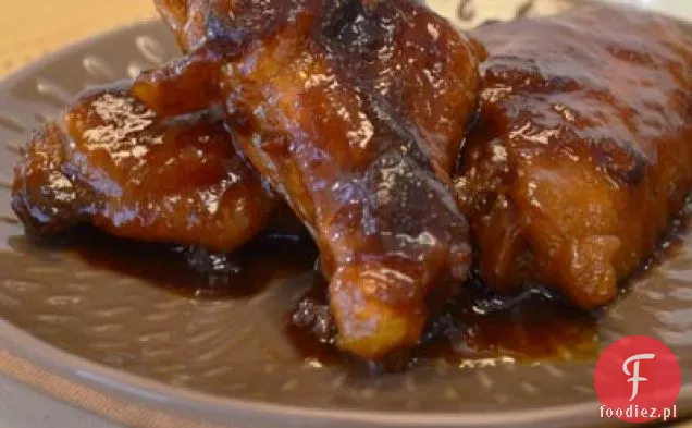 Apricot Glazed Chicken Drummies