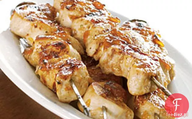 Brochetki Z Kurczaka Z Polewą Morelową