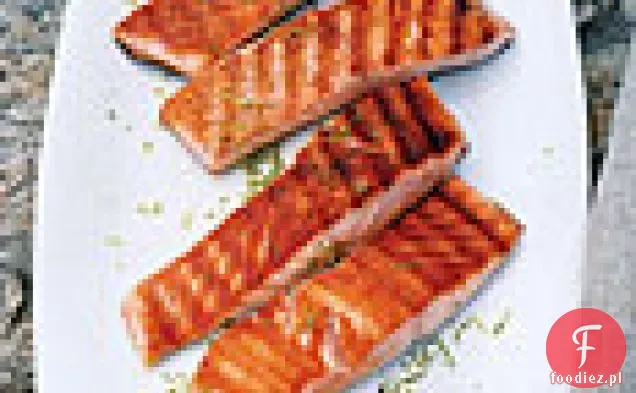 Grillowany łosoś z sosem limonkowo-maślanym