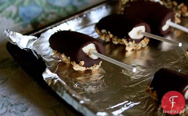 Mini Chocolate Dipped Bananas