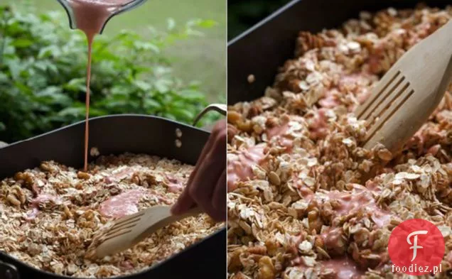 Granola truskawkowo-bananowa