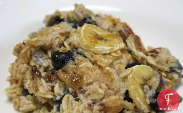 Pieczone Bananowe Płatki Owsiane