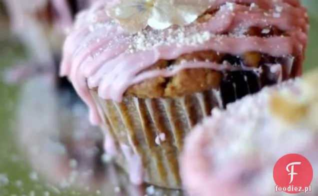 Muffinki Bananowo-Jeżynowe Z Różowym Granatem