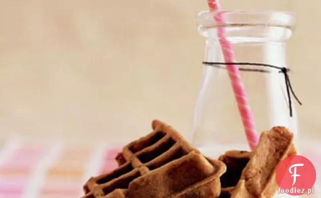 Bananowe wafle czekoladowe