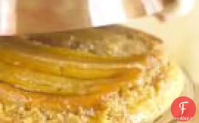 Ciasto bananowe do góry nogami