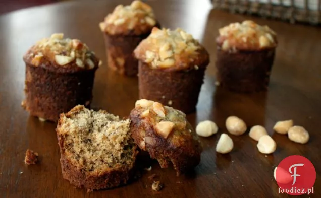 Bananowe Muffinki Z Orzechami Makadamia