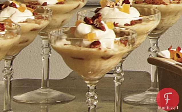 Piernikowy budyń bananowy z kremem Bourbon