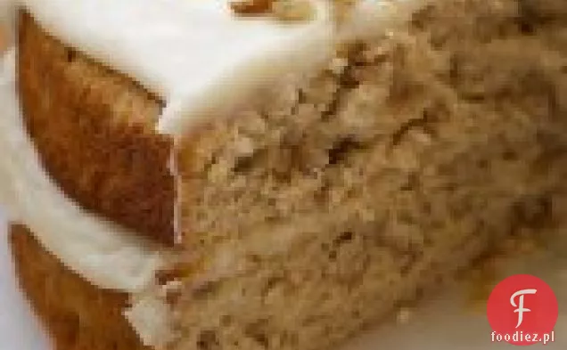 Ciasto orzechowe z lukrem bananowym