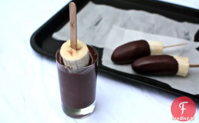 Chocolate-peanut Butter Dipped Banana Pops