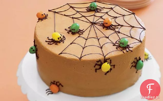 Spiderweb Spice Cake