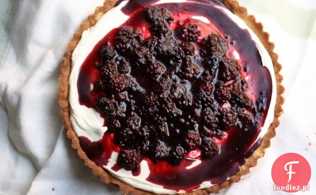 Tarta Ganache Z Bitą Miętą Z Jeżynami