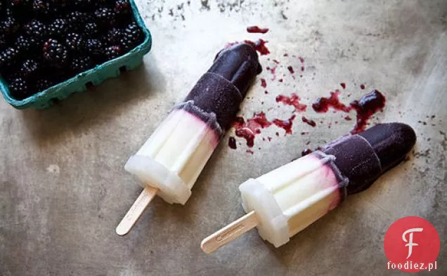 Jeżyny, Rozmaryn I Jogurt Popsicles