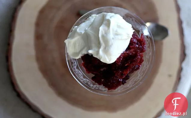 Jeżyna Granita Z Bitą Śmietaną