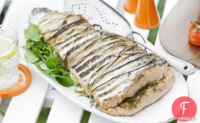 Filet Z Łososia Z Grilla Z Cytryną I Koperkiem