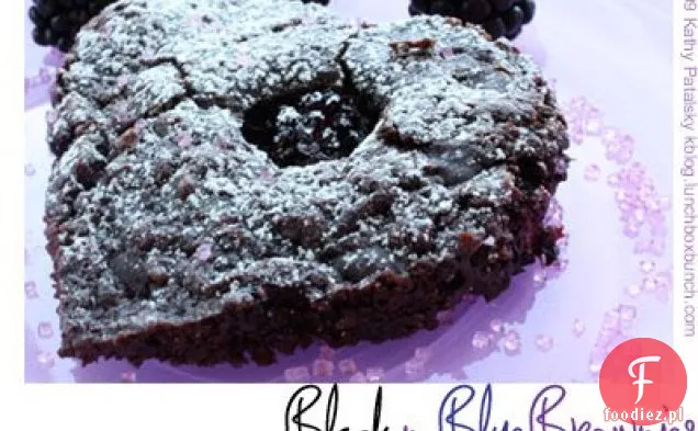 Black ' n Blue Heart Brownies