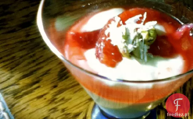 Pudding Pistacjowo-Czekoladowy Z Białą Czekoladą Z Krwawą Pomarańczą