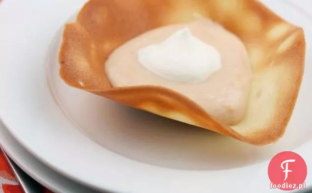 Blood Orange Curd Tuile-lets