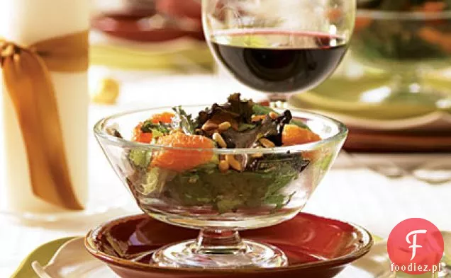 Sałatka dziecięca Rzymska i krew pomarańczowa