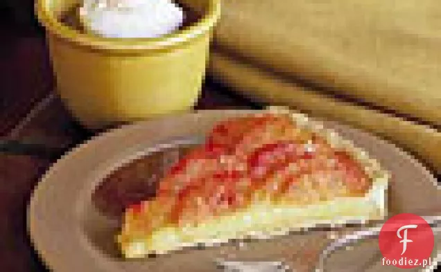 Krwawa tarta pomarańczowa z sosem pomarańczowo-karmelowym