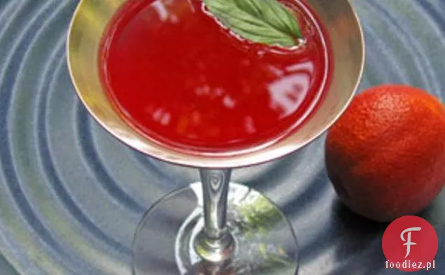 Thai Basil Blood-orange Martini