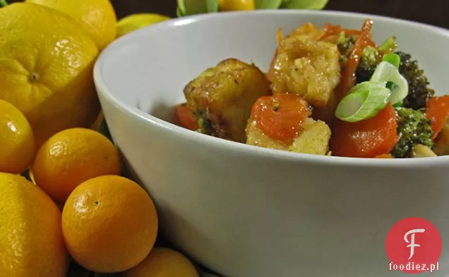 Bezglutenowe Wegańskie Tofu Pomarańczowe, Kung Hei Fat Choy