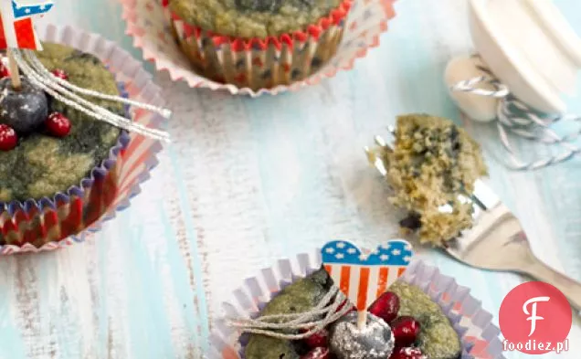 Bezglutenowe Babeczki Jagodowe Cytrynowe