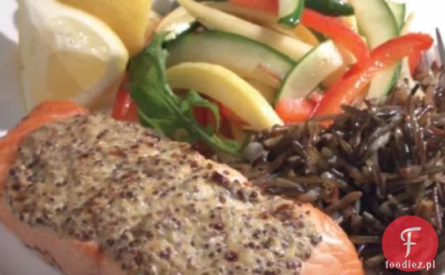 Musztarda Crusted Łosoś Przepis