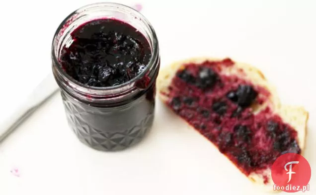 Dżem jagodowo-limonkowy z dodatkiem mięty