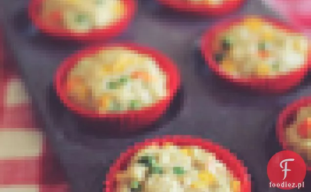 Muffinki z mąki kokosowej cytrynowo-jagodowej