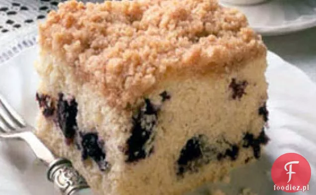 Tort Kawowy Streusel Blueberry