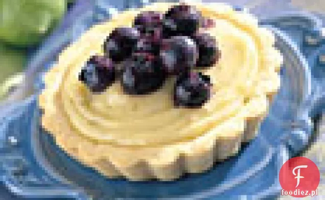 Tartaletki jagodowe z twarogiem limonkowym