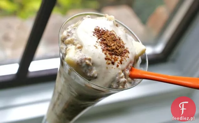 Szarlotka Parfait Vegan Overnight Oats