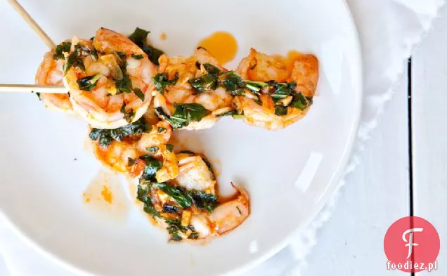 Sriracha-krewetki z masłem