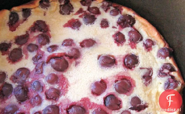 Cherry Clafouti Z Wiśniową Glazurą Balsamiczną