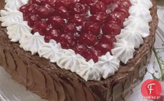 Chocolate Cherry Valentine Torte
