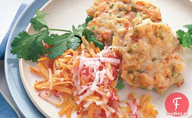 Ciasta krewetkowe z marchewką