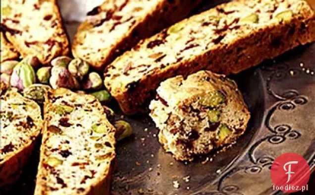 Pistacjowo-Wiśniowe Biscotti