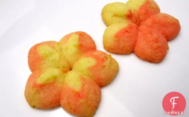 Cherry Blossom Lemon Spritz Cookies