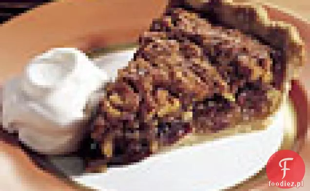 Ciasto karmelowo-orzechowe z suszonymi wiśniami
