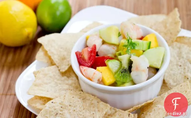 Ceviche Z Krewetkami Tropikalnymi