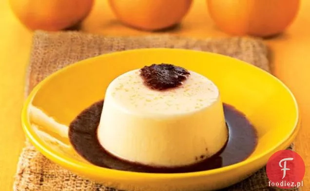 Clementine Latte Cotta Z Sosem Jagodowym