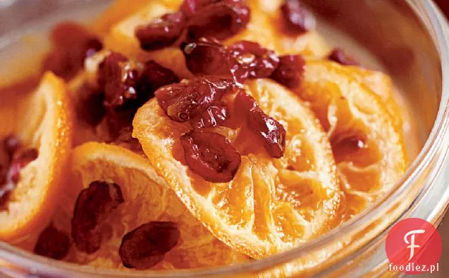 Satsuma pomarańcza i suszona-Chutney żurawinowy