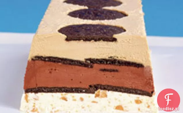 Frozen Mocha toffi-crunch Terrine