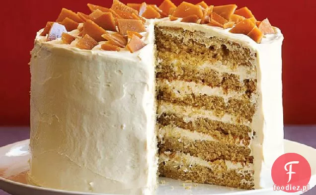 Spice Cake with coffee toffi Crunch