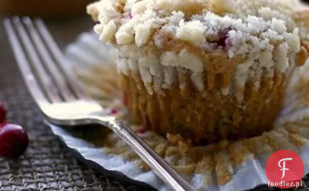 Babeczki żurawinowe Streusel