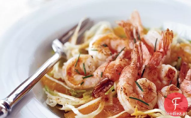 Krewetki ze świeżym sosem cytrusowym